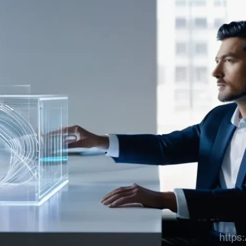 Home 25 건축가가 사용하는 디지털 툴 트렌드 - **Prompt: The Architect's Vision Ignited by AI**
A futuristic architectural studio, bathed in so...